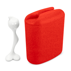 Контейнер для хранения продуктов 1.5л Koziol Hot Stuff L Organic красный