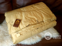 Одеяло стеганое из 100% верблюжьего пуха Gobi Sun (Монголия) 200x220 см.