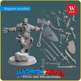Миниатюра Magnetic Heroes: The Barbarian