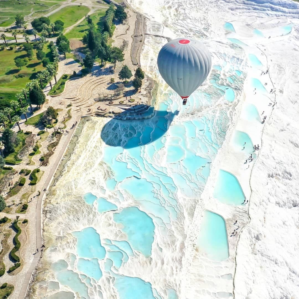 Памуккале на рассвете и Воздушные шары