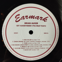 Винтажная виниловая пластинка LP Brian Auger Get Auger-Nized! (The Mod Years) (Italy 2004)