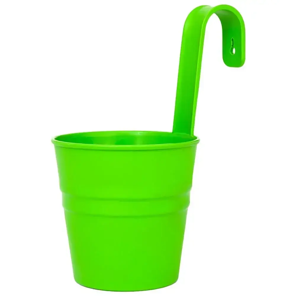 Кашпо-ведро настенное декоративное салатовый 135х250мм