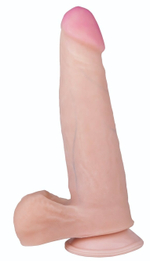 Телесный фаллоимитатор HUMAN COPY 7,3 - 20 см. (Цвет: телесный)