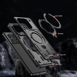 Чехол Magneto Case с кольцом для Poco X6 Pro