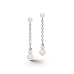 Серьги Coeur de Lion White-Silver 1103/21-1417 цвет белый, серебряный