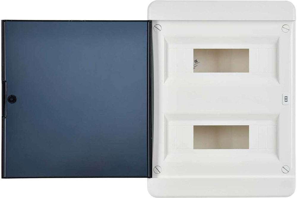 Корпус пластиковый ЩРН-П-24 IP41 черная прозрачная дверь TEKFOR IEK