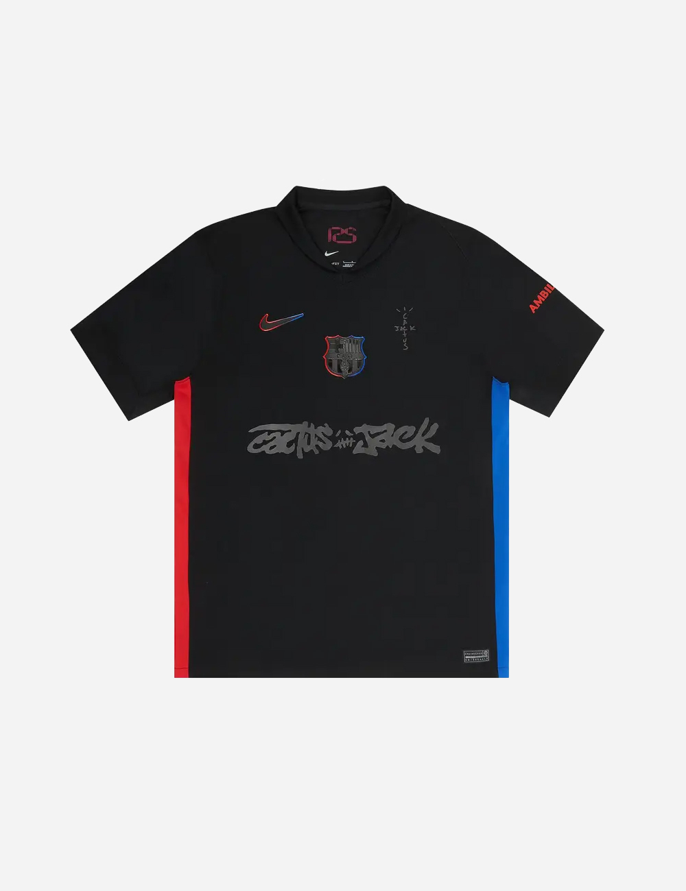 Nike x FC Barcelona x Cactus Jack Jersey 'Black'
