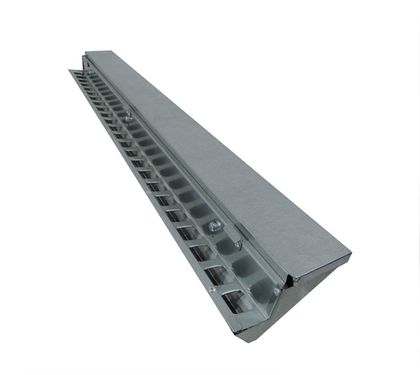 Кормушка для перепелов 40 см Экономка с крышкой