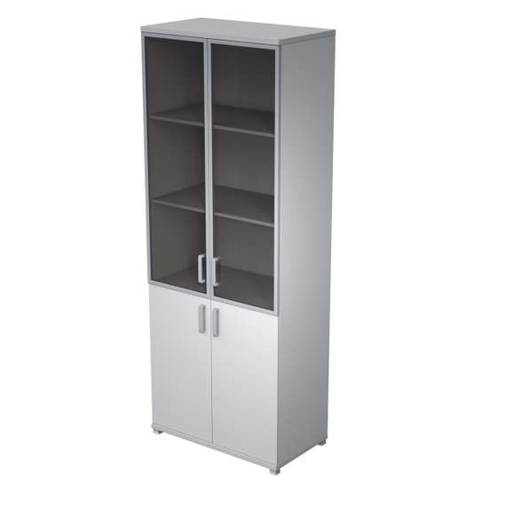 6Ш.005.4 Шкаф для документов высокий со стеклом (800*450*2116)