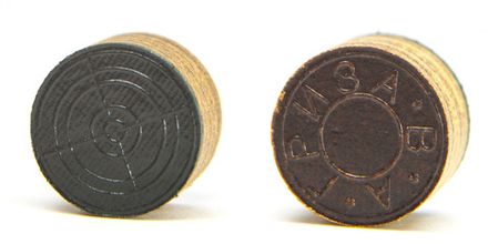 Наклейка для кия "Гриза 3" (M) коричневая 13.5 мм