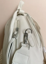 Рюкзак-сумка женская из экокожи бежевая QOZA