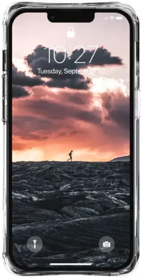 Чехол Uag Plyo для iPhone 14 6.1", цвет прозрачный (Ice)