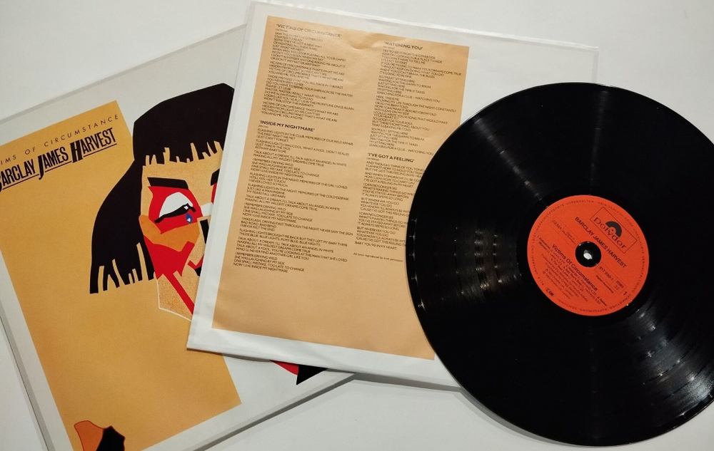 Винтажная виниловая пластинка LP Barclay James Harvest Victims Of Circumstance (Germany 1984)