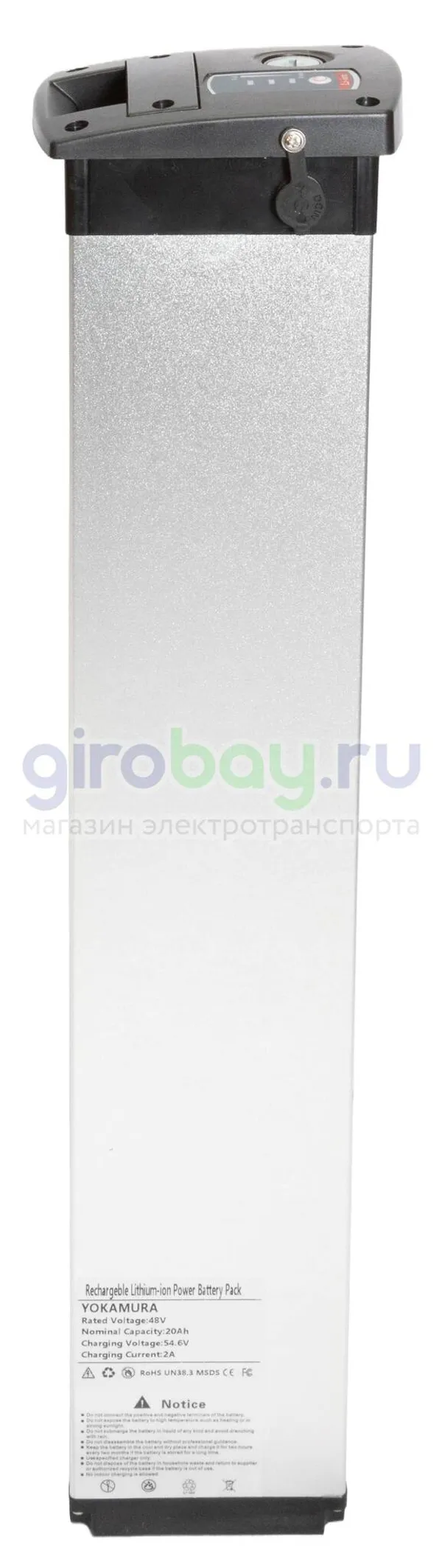Аккумуляторная батарея для электровелосипеда Yokamura Apache - 48V/20Ah фото №4