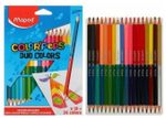 Карандаши двусторонние MAPED (Франция) "Color'Peps Duo", 18 штук, 36 цветов, трехгранные, 829601