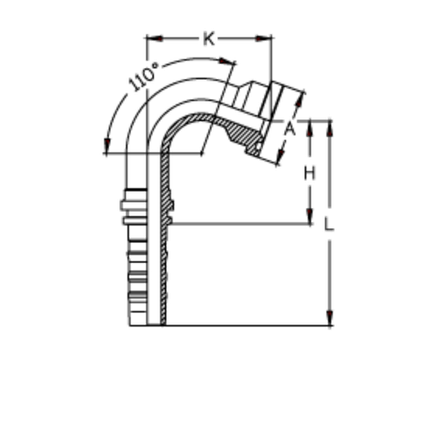 Фитинг DN 25 SFL 1 44.5 (110) CS