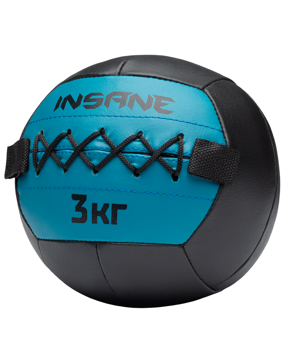 Медбол IN24-WB100, 3 кг, голубой