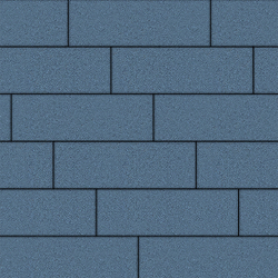 Тротуарная плитка ПРЯМОУГОЛЬНИК 750х250 мм - Стандарт Синий