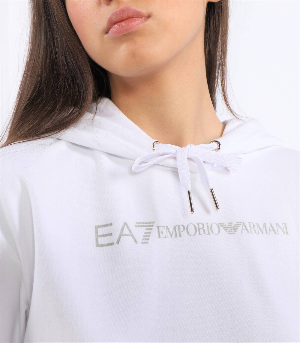 Худи EA7 - белый(3RTM19 TJCQZ)