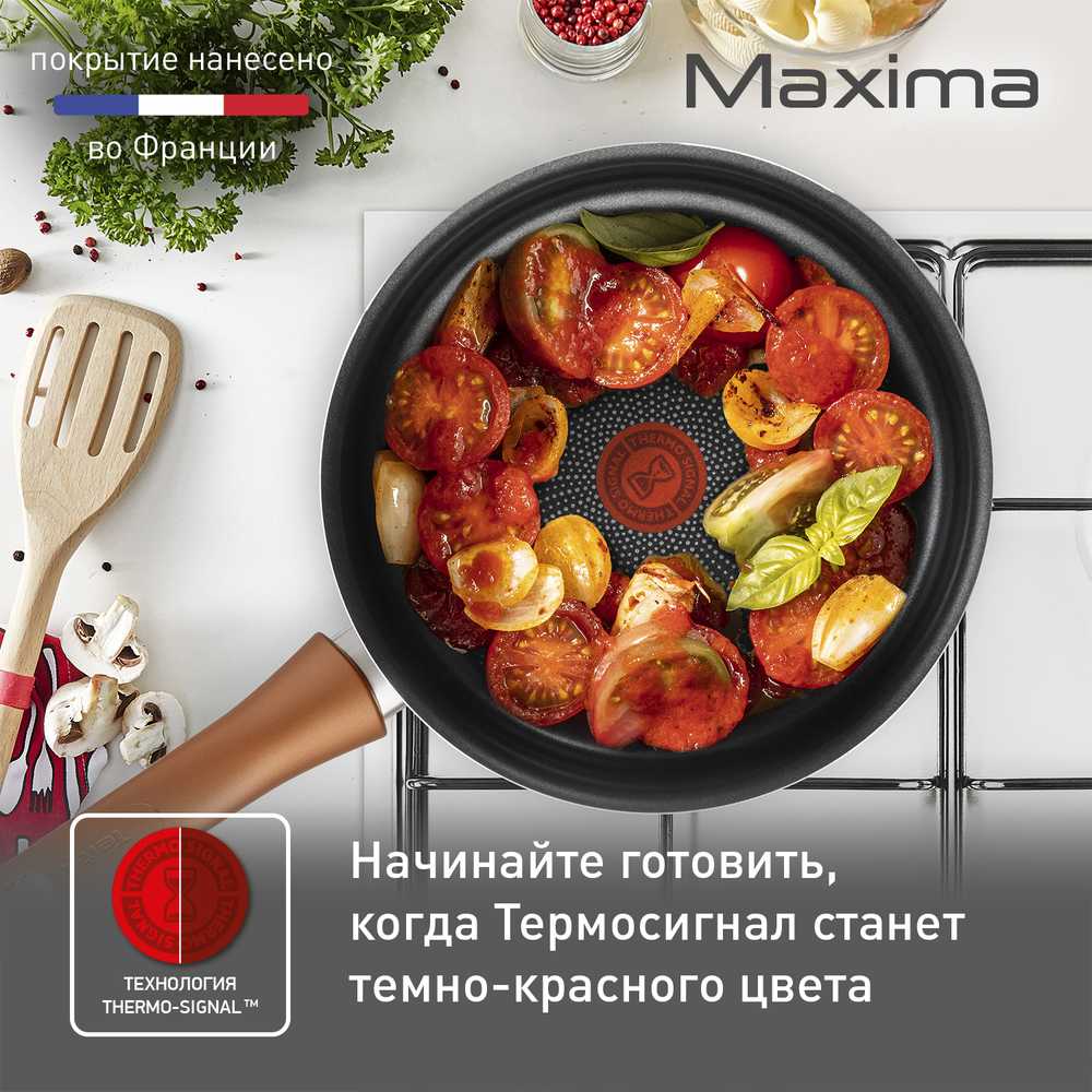 Сотейник с крышкой Tefal Maxima 24 см 04222224