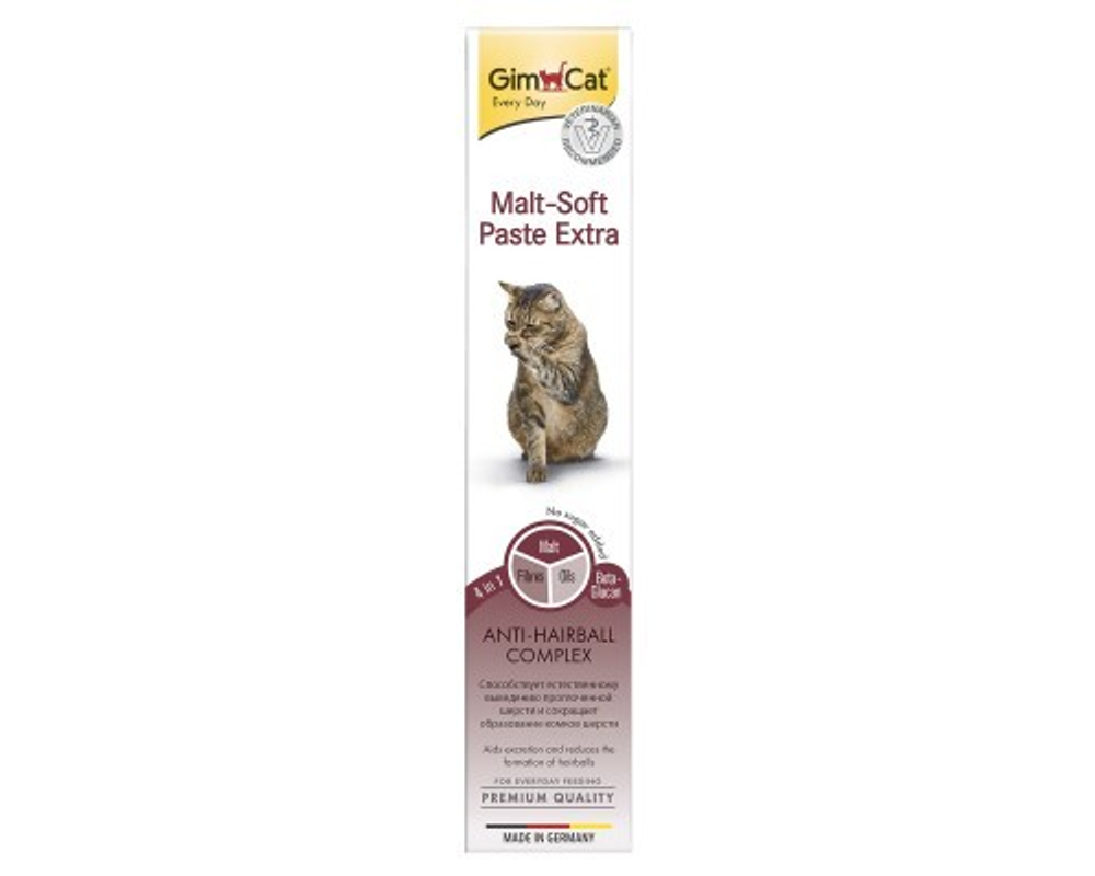 Паста для кошек Gimpet Malt Soft Extra для выведения шерсти