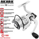 Катушка рыболовная Akara White Diamond 1000 4+1 bb