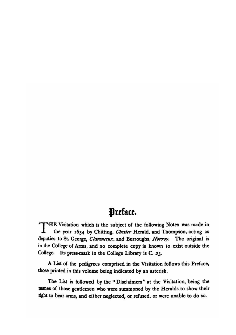 Notes on the visitation of Lincolnshire 1634 | Alfred W. Gibbons