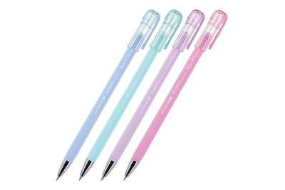 Ручка шариковая 0.5 мм, синяя "FirstWrite. Zefir", 4 цв. корпуса (Bruno Visconti)