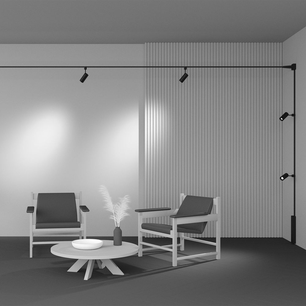 Трековый однофазный светодиодный светильник Maytoni Elasity   TR163-1-15W3K-M-B