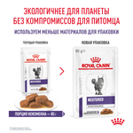 Royal Canin Neutered Maintenance Ньютрид Мейнтаненс Корм влажный для взрослых котов и кошек с момента стерилизации до 7 лет соус 85г