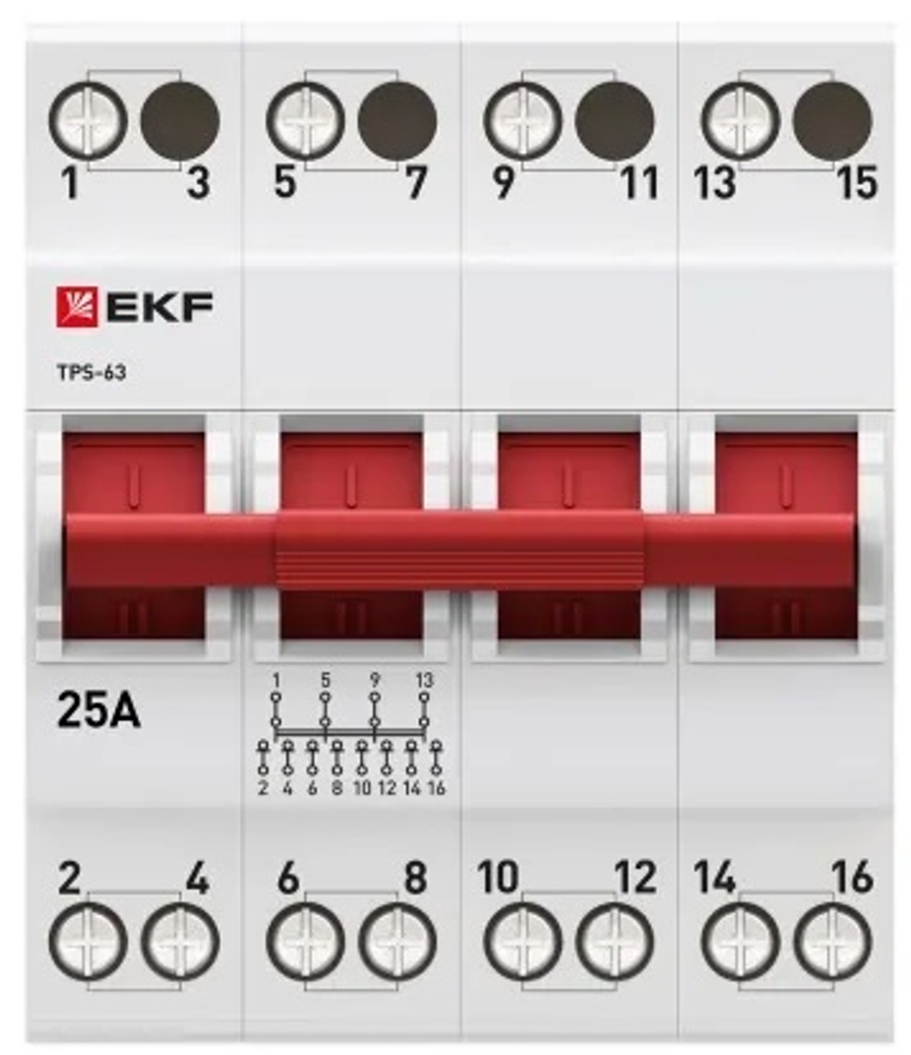 Переключатель трехпозиционный EKF TPS425