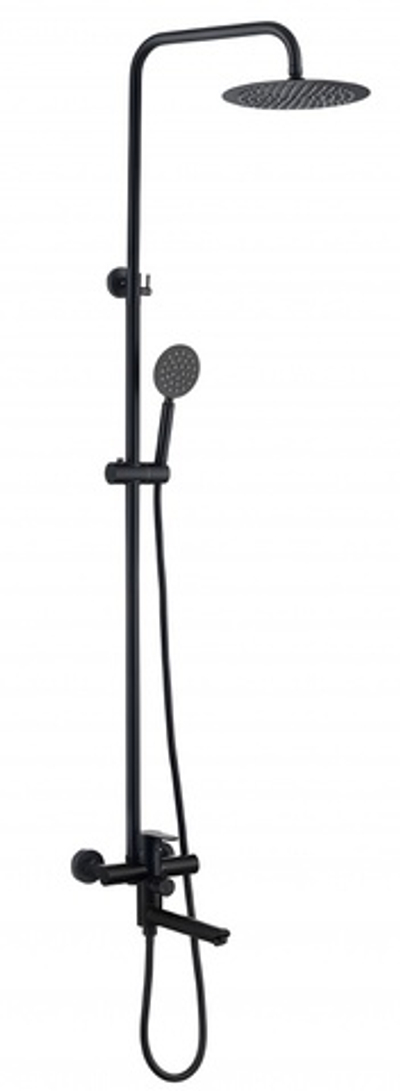 313562-C Душевая система (НЕРЖ,ЧЕРНЫЙ) ViEiR (4/1шт)