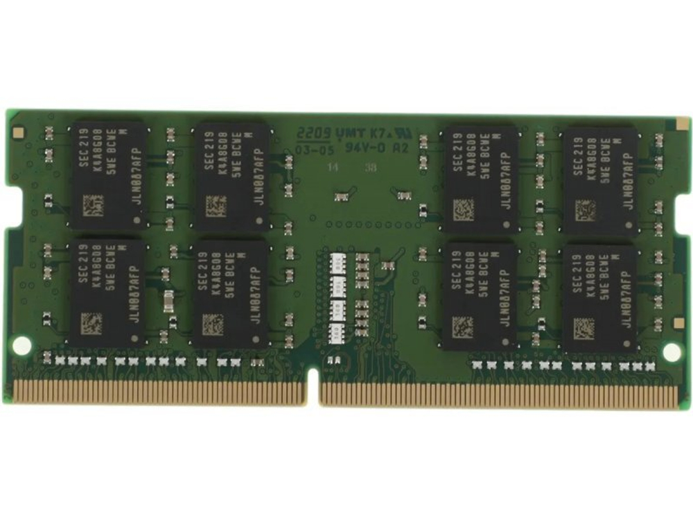 Оперативная память Kingston KVR32S22D8/16, DDR4 1х 16ГБ 3200 МГц, SODIMM, RTL