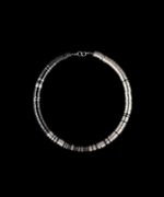 крупное колье due из гематита (bicolor)