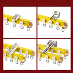 Карниз для штор изогнутый, алюминиевый