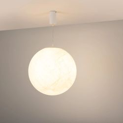 Светильник SP-SILKA-HANG-R600-12W Warm2700 (WH, 330 deg, 230V) (Arlight, IP20 Натуральный шелк, 3 года) 062035