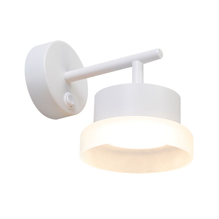 Светильник настенный Feron HL4600 OPAL 12W, 230V, GX53, белый