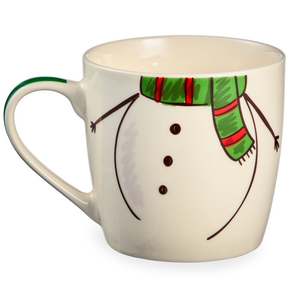 НАБОР ПОСУДЫ LEFARD "СНЕГОВИК" 2 ПР. (КРУЖКА 360МЛ, САЛАТНИК 500МЛ)