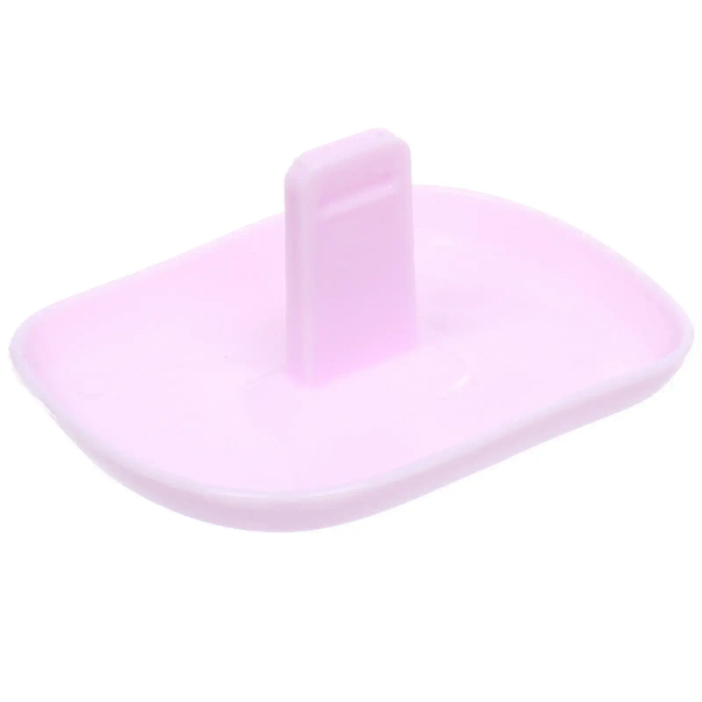 Расческа массажная компактная «ГЛАЗУРЬ», перламутровый перелив, цвет коралловый, 9.2*6.8*5.2см (коробка PVC)