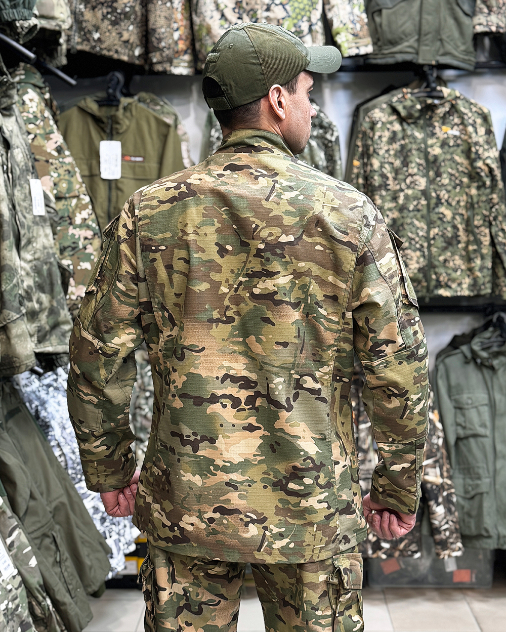 Тактический костюм ACU летний — Мультикам, износостойкий Rip-Stop