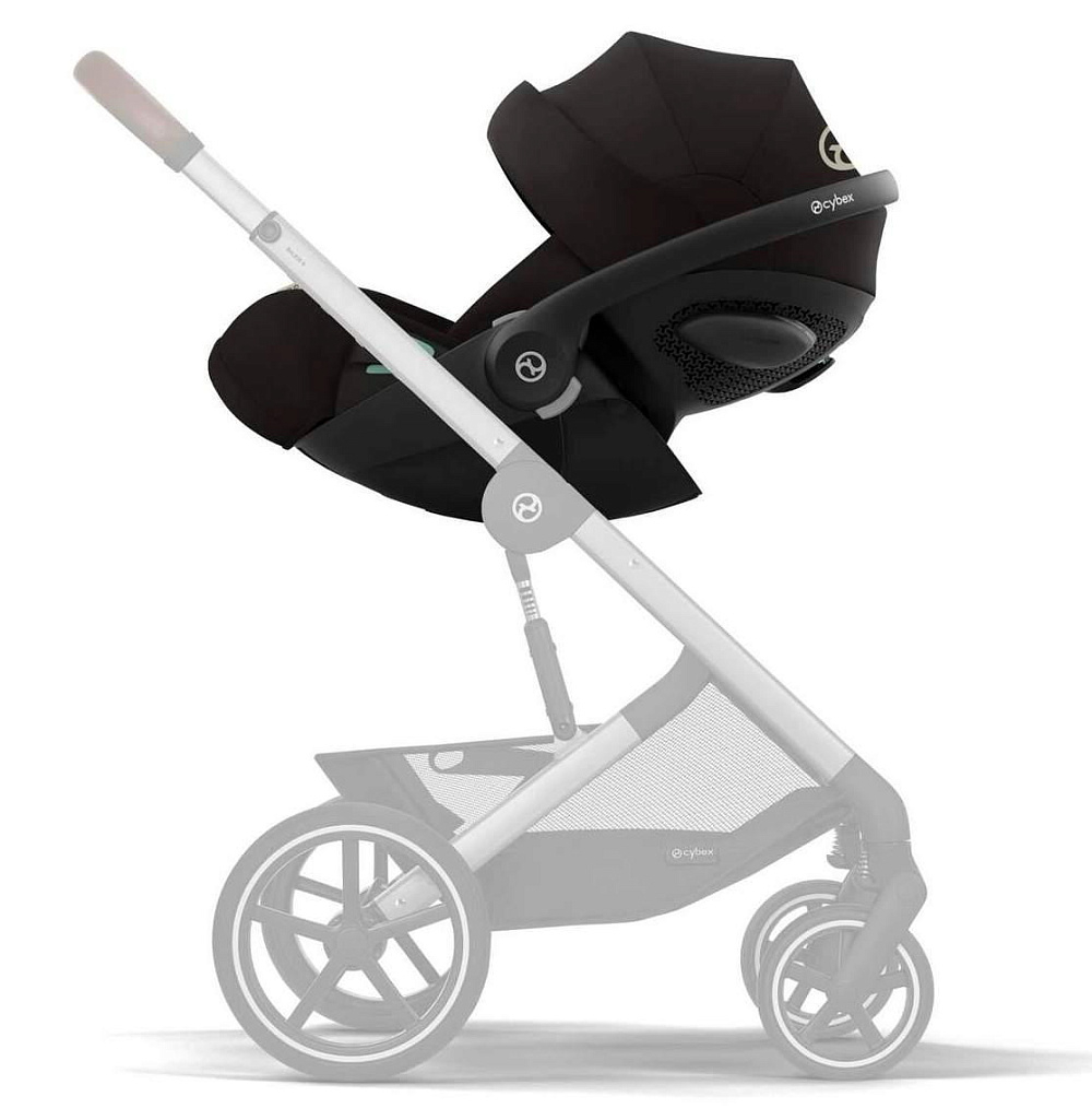 Коляска Carrello Alfa CRL-6522 2025 Cybex Cloud G i-Size Moon Black Plus 3 в 1 Meadow Green