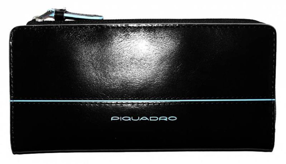 Портмоне Piquadro Blue Square черный кожа (AS458B2/N)