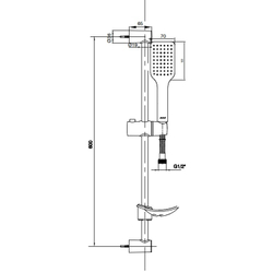 Душевой гарнитур E.C.A. Tiera 102146029EX 3 струи