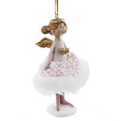 GAEM Фигурка декоративная подвесная "Ангел", L7 W7 H10,5 см, 2в.