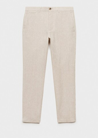 Брюки 100% лен slim fit