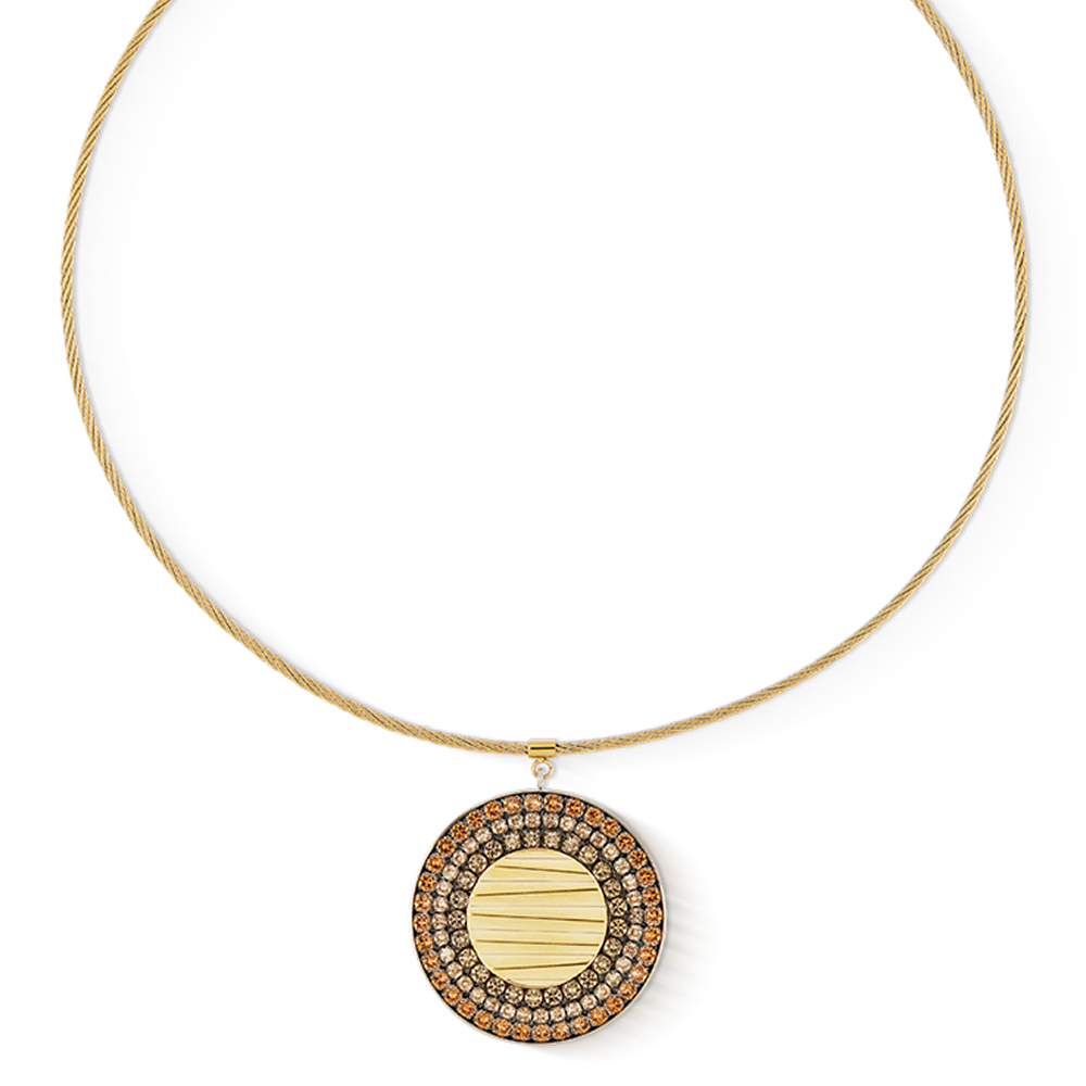 Колье Coeur de Lion Beige-Gold 2037/10-1016