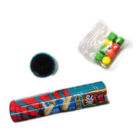 Музыкальная конфета с пищалкой и драже, 11 гр (Китай)