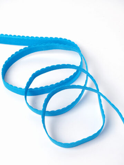 Резинка отделочная аква ажурная ширина 10 мм с учетом фестона