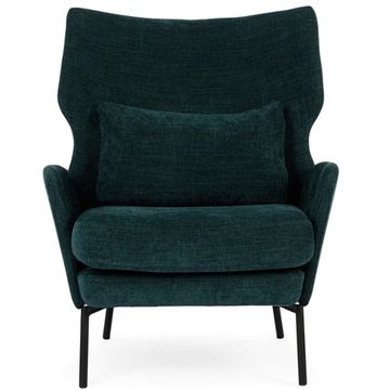 Кресло Alexa темно-зеленая износостойкая ткань 