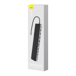 USB Хаб Baseus EliteJoy Gen2 12-Port Type-C HUB (Type-C to 2xHDMI+3xUSB3.0+PD+DP+SD/TF+RJ45+Type-C+3.5mm)